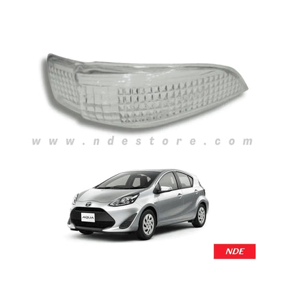 SIDE MIRROR TURN SIGNAL LIGHT LENS COVER FOR TOYOTA AQUA - ndestore.com