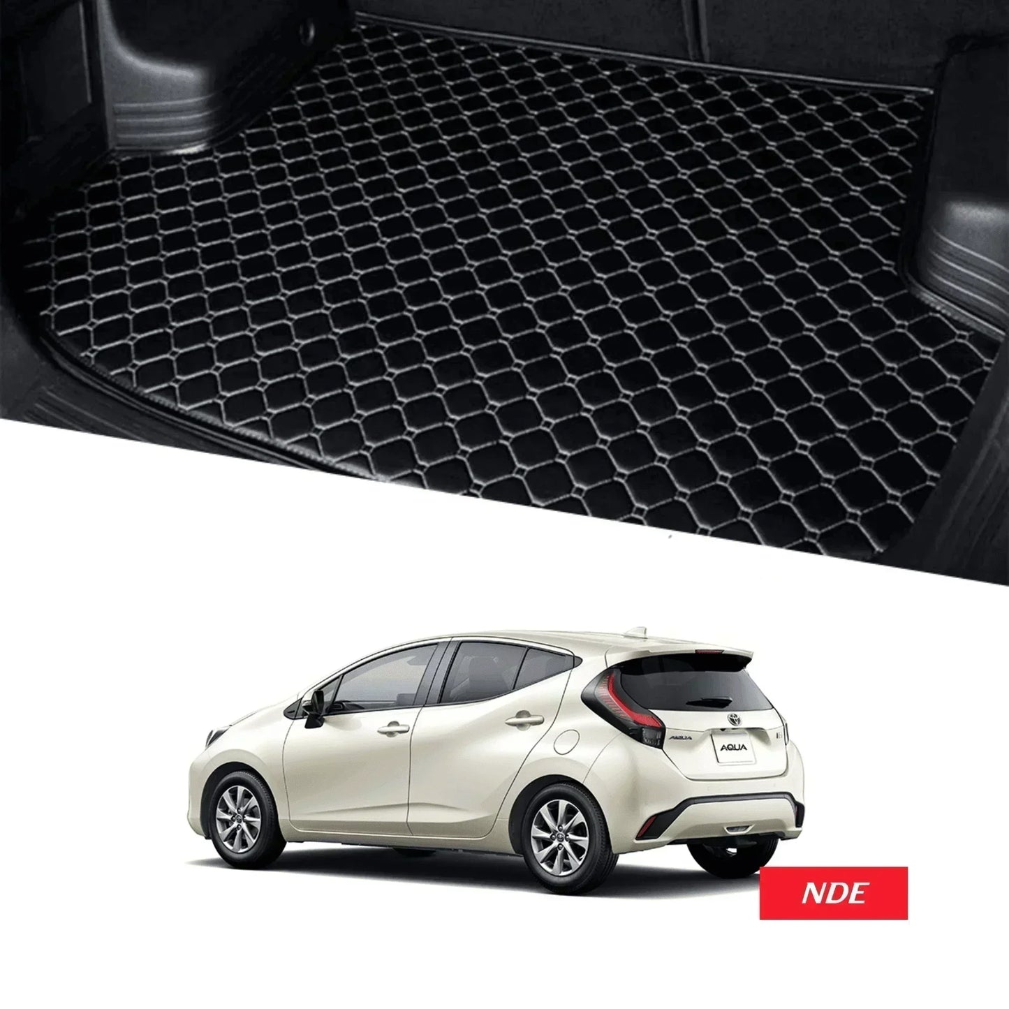TRUNK FLOOR MAT 7D STYLE FOR TOYOTA AQUA - ndestore.com