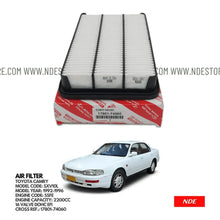 AIR FILTER ELEMENT GENUINE FOR TOYOTA CAMRY (1992-1996) - ndestore.com