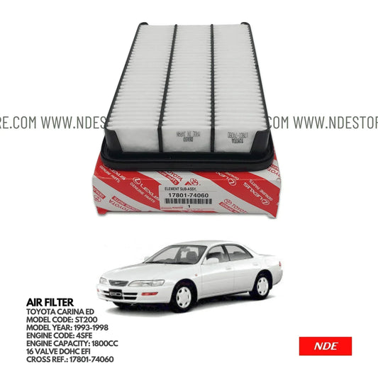 AIR FILTER ELEMENT GENUINE FOR TOYOTA CARINA ED (1993-1998) - ndestore.com