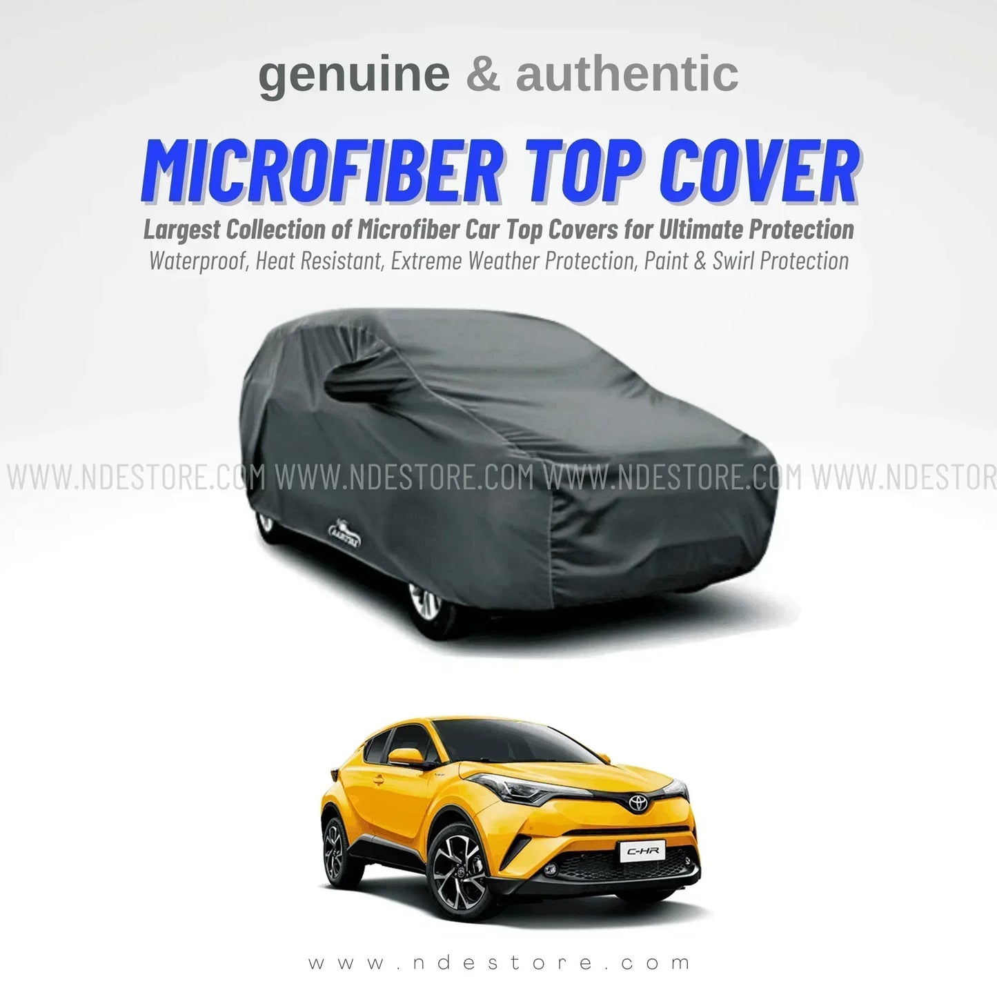 TOP COVER MICROFIBER FOR TOYOTA CHR - ndestore.com