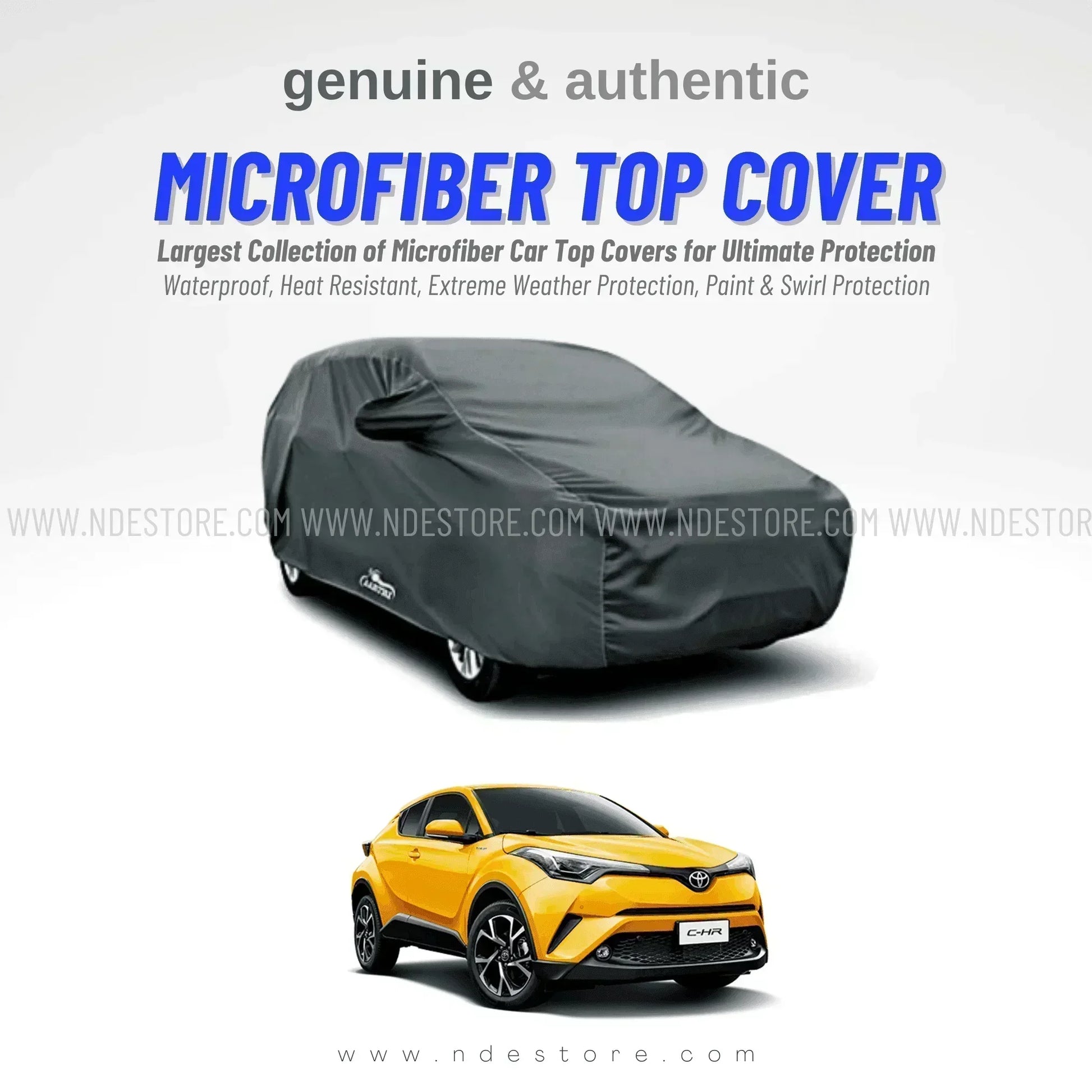 TOP COVER MICROFIBER FOR TOYOTA CHR - ndestore.com