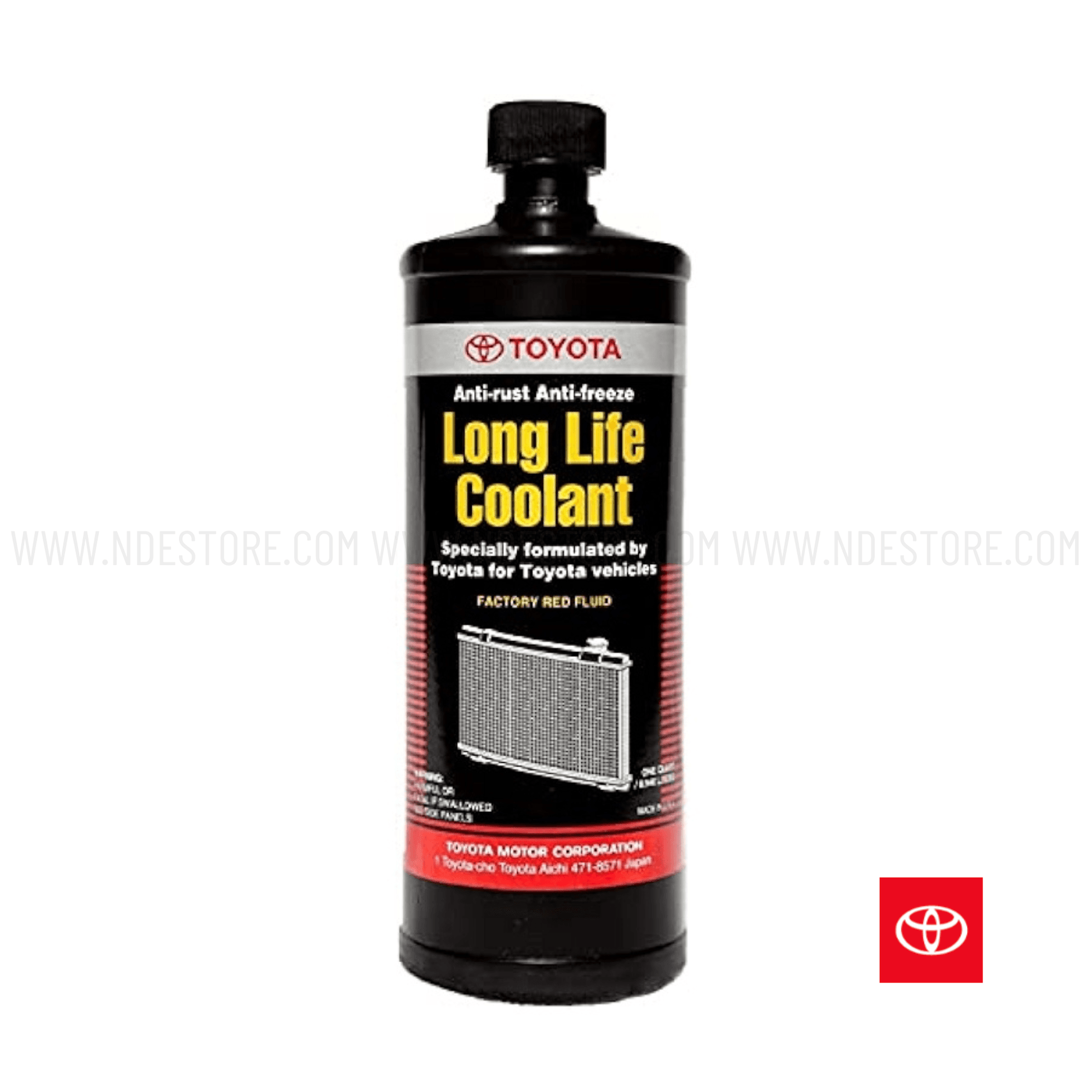 RADIATOR COOLANT LONG LIFE - TOYOTA GENUINE (1LTR.) - ndestore.com