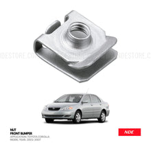 BUMPER FRONT NUT FOR TOYOTA COROLLA (2002-2008) - ndestore.com