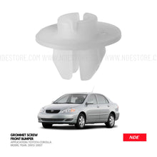 BUMPER FRONT GROMMET SCREW FOR TOYOTA COROLLA (2002-2008) - ndestore.com
