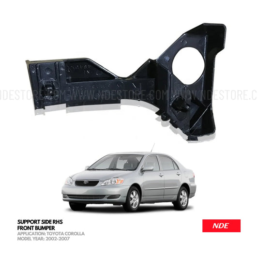 BUMPER FRONT SUPPORT SIDE RH FOR TOYOTA COROLLA COROLLA (2002-2008) - ndestore.com