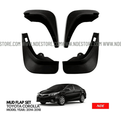 MUD FLAP SET FOR TOYOTA COROLLA (2014-2018) - ndestore.com