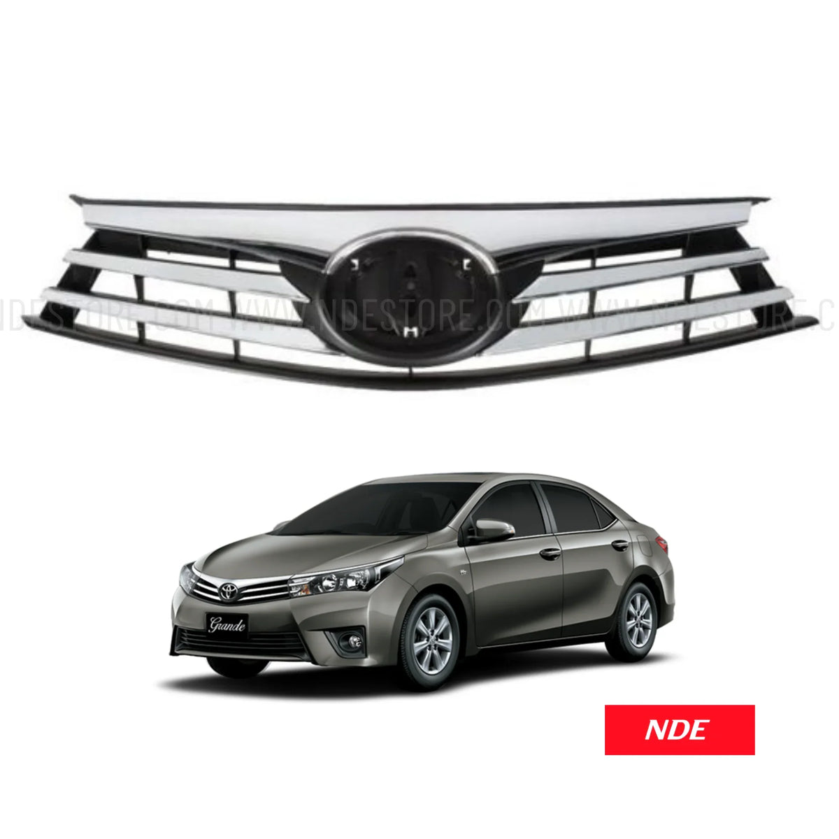 FRONT GRILLE FOR TOYOTA COROLLA (2014-2018) - ndestore.com