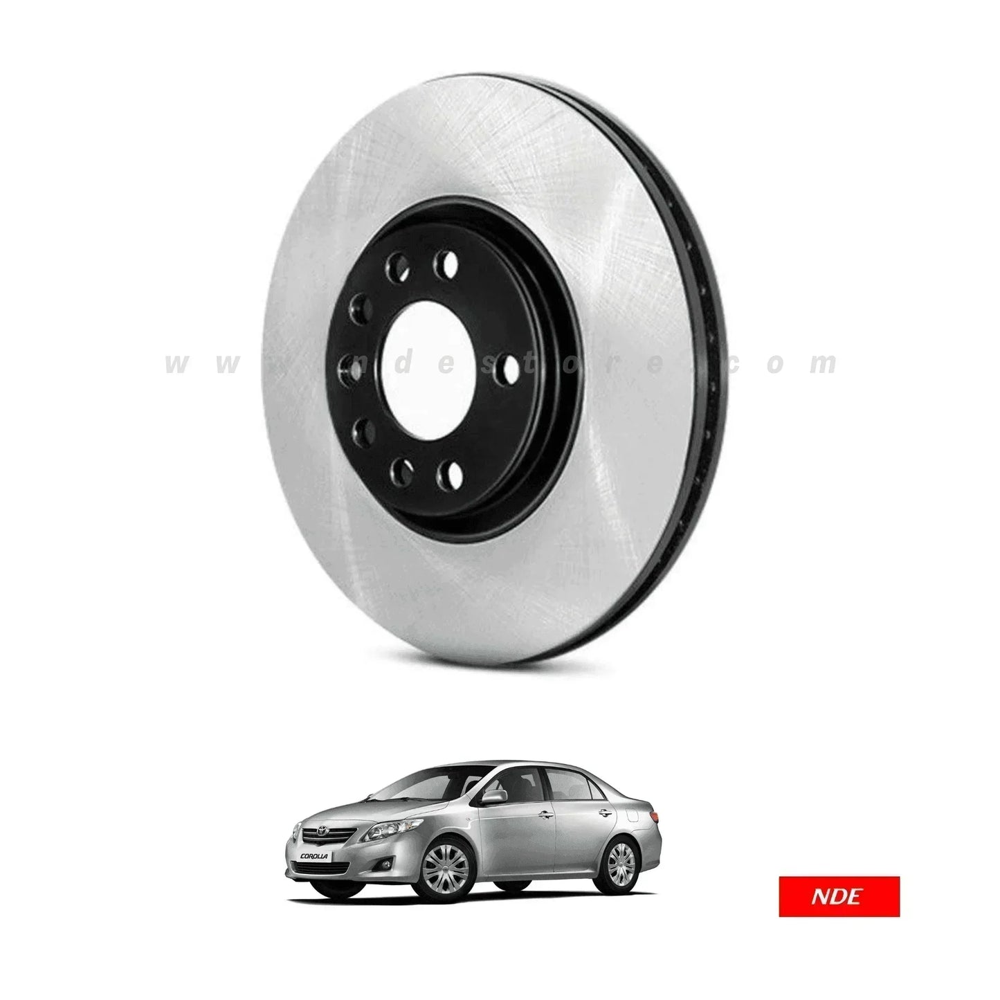 BRAKE WHEEL BRAKE ROTOR FRONT FOR TOYOTA COROLLA (2000-2008) (OEM) - ndestore.com
