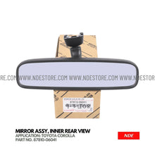 REAR VIEW ROOF MIRROR FOR TOYOTA COROLLA - ndestore.com