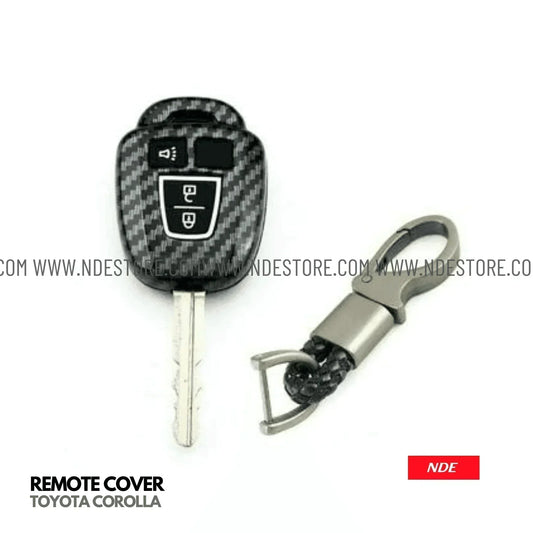 KEY COVER CARBON FIBER STYLE FOR TOYOTA COROLLA - ndestore.com