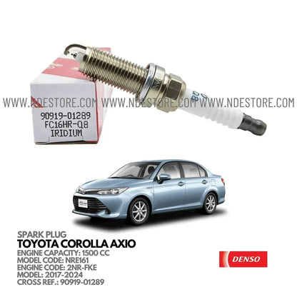 SPARK PLUG FOR TOYOTA COROLLA AXIO 1500CC (2017-2024) - ndestore.com