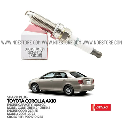 SPARK PLUG FOR TOYOTA COROLLA AXIO 1800CC (2006-2024) - ndestore.com