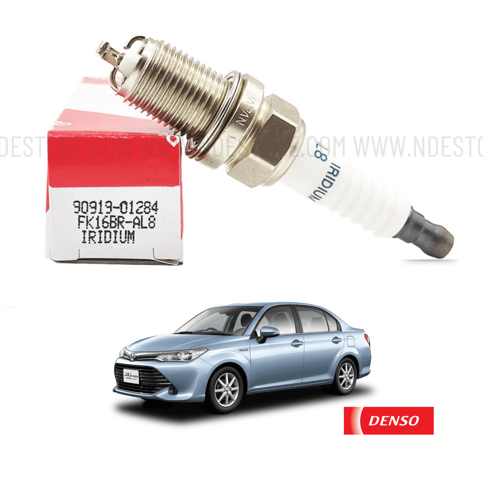 SPARK PLUG FOR TOYOTA COROLLA AXIO 1500CC (2015-2017) - ndestore.com