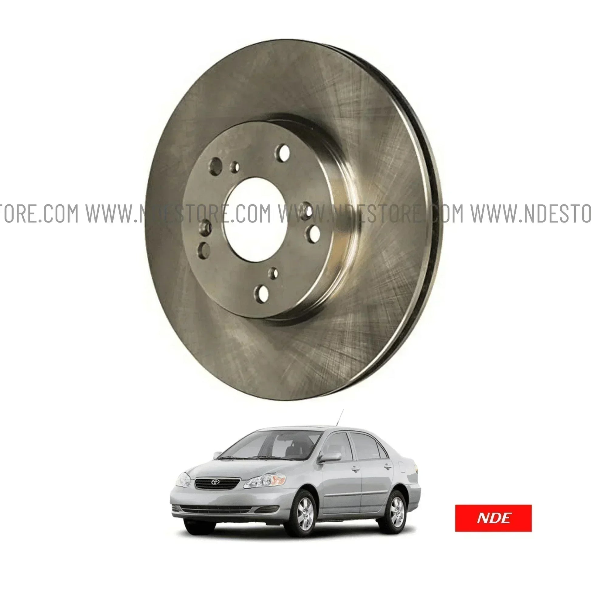 BRAKE WHEEL BRAKE ROTOR FRONT FOR TOYOTA COROLLA (2000-2008) (DOT OE) - ndestore.com