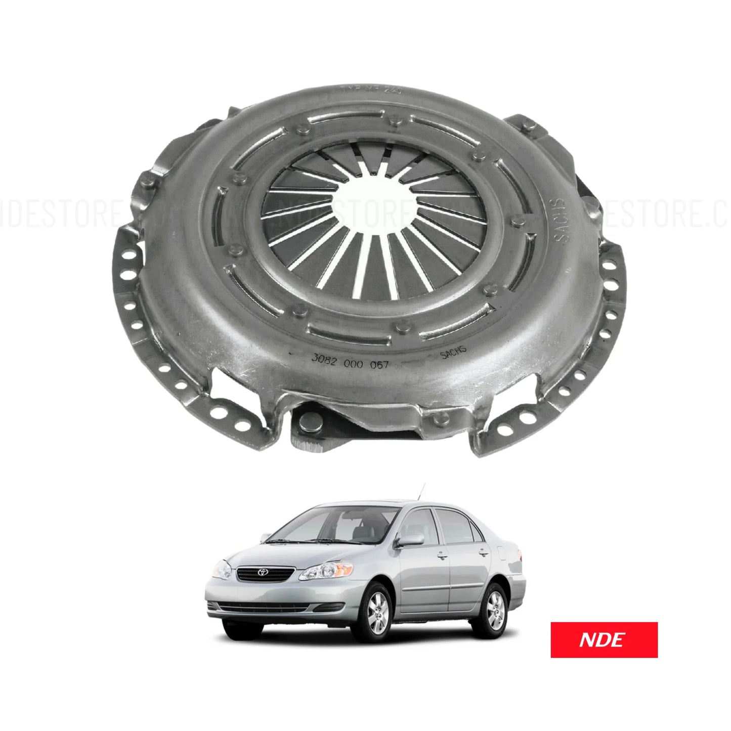 CLUTCH COVER ASSY FOR TOYOTA COROLLA 2.0D (2002-2005)