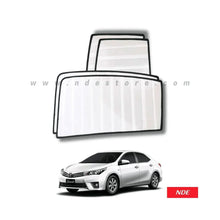 SUN SHADE WHITE WRINKLE FOR TOYOTA COROLLA (ALL MODELS) - ndestore.com