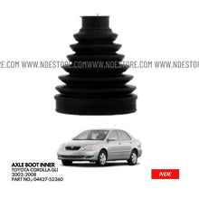 CV JOINT BOOT INNER FOR TOYOTA COROLLA (2005-2008) - ndestore.com