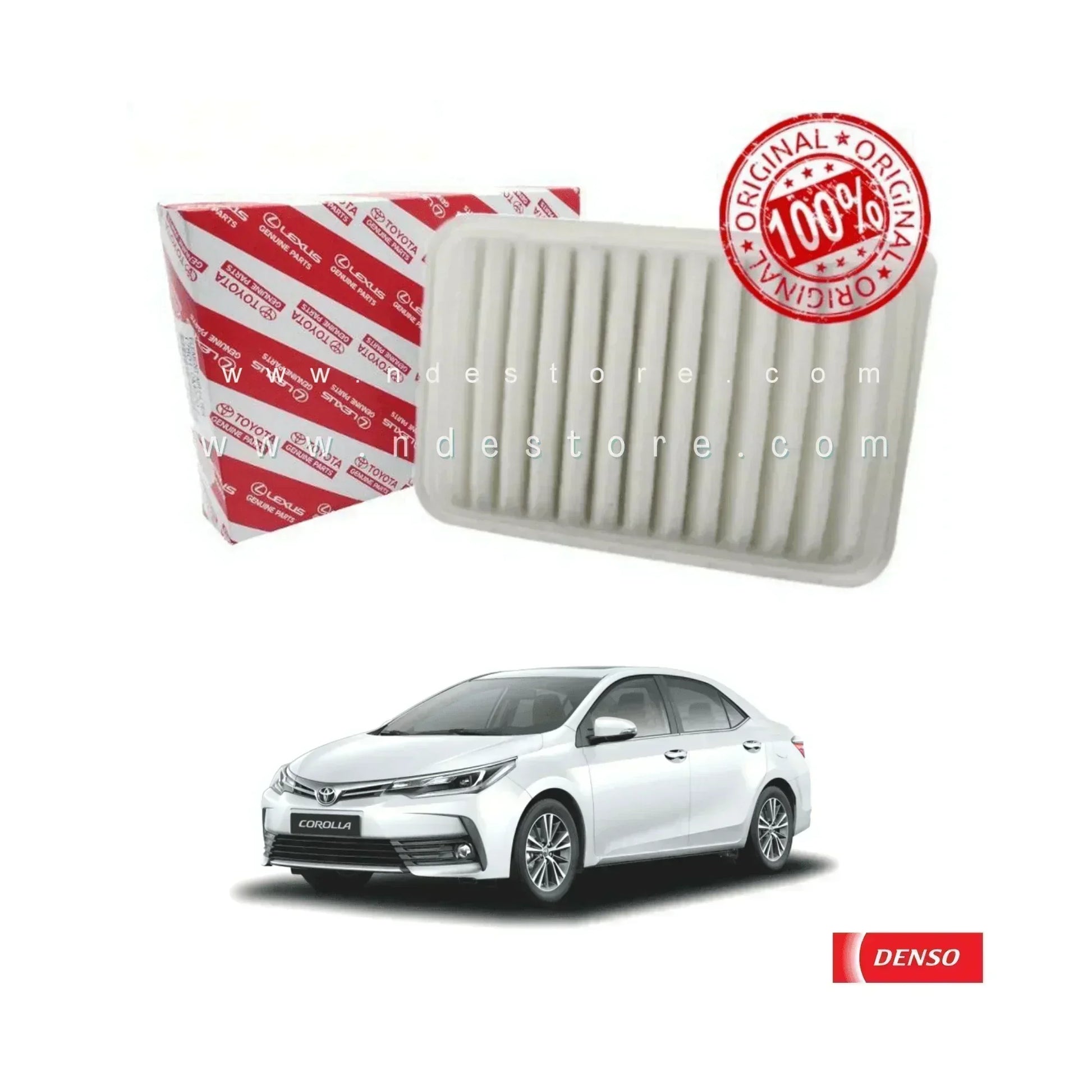 AIR FILTER ELEMENT GENUINE FOR TOYOTA GRANDE (1800CC) - ndestore.com