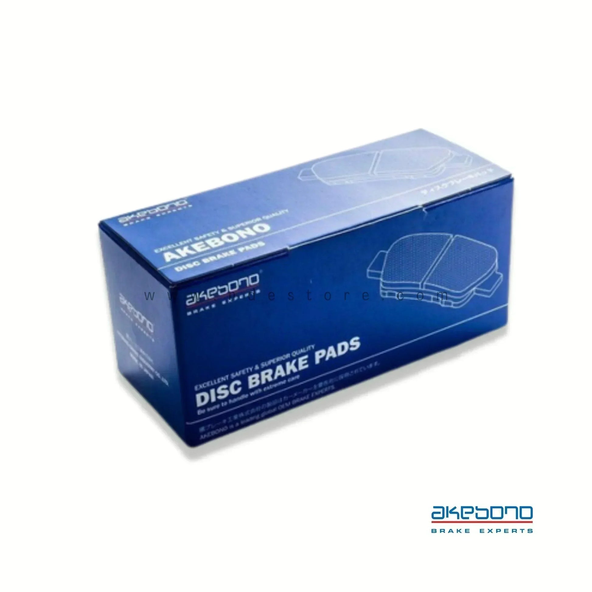BRAKE DISC PAD SET FRONT AKEBONO FOR TOYOTA COROLLA AE100 - ndestore.com