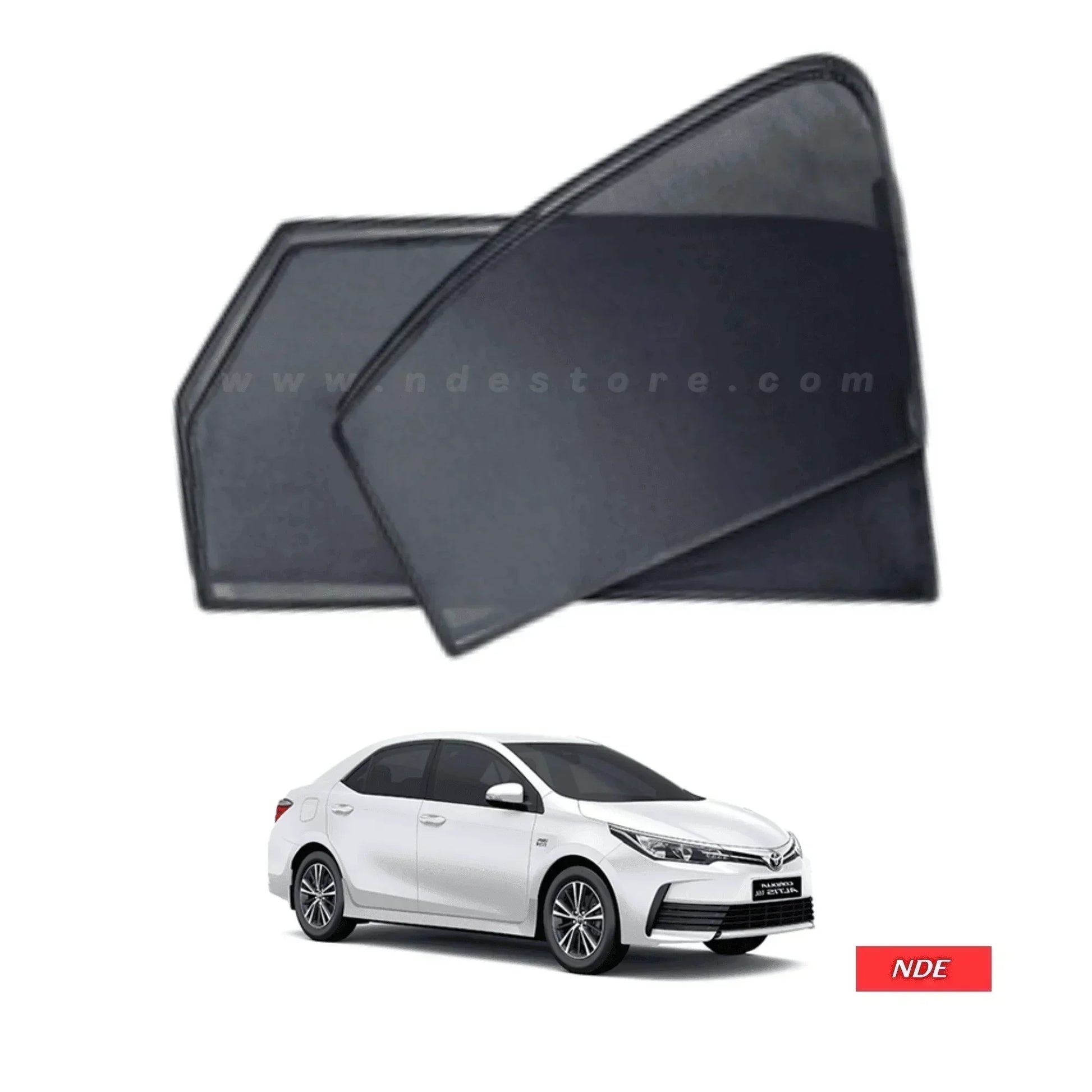 SUN SHADE CURTAIN SET XTREEME MESH FOR TOYOTA COROLLA (2008-2025) - ndestore.com