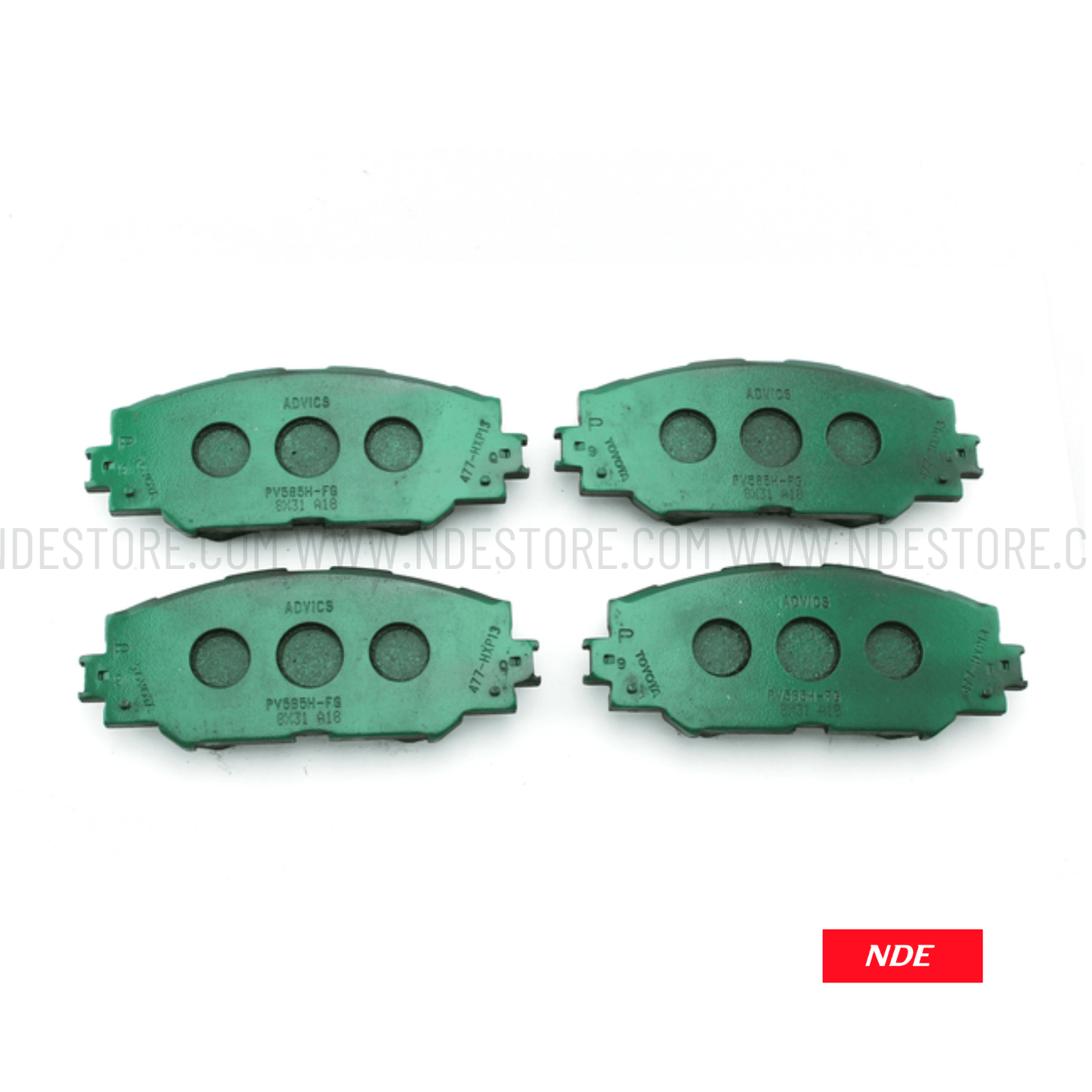 BRAKE DISC PAD SET FRONT GENUINE FOR TOYOTA COROLLA (2009-2021) - ndestore.com