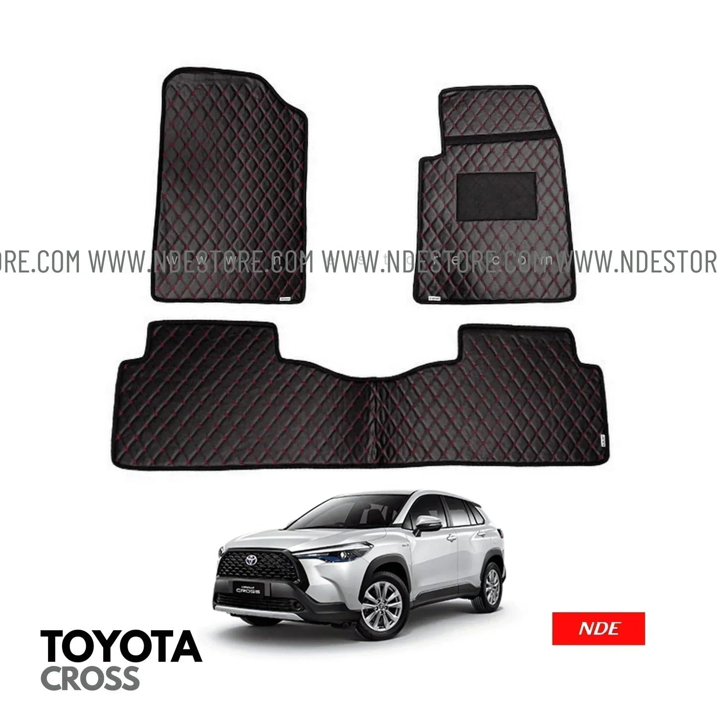 FLOOR MAT FLAT 7D STYLE FOR TOYOTA CROSS - ndestore.com
