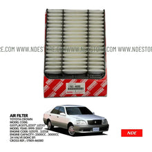 AIR FILTER ELEMENT GENUINE FOR TOYOTA CROWN (1999-2003) - ndestore.com