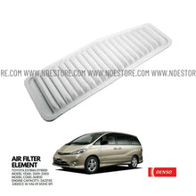 AIR FILTER ELEMENT DENSO FOR TOYOTA ESTIMA HYBRID (2001-2005) - ndestore.com