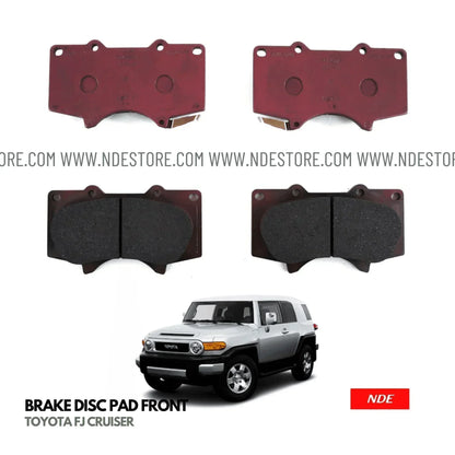 BRAKE DISC PAD SET FRONT GENUINE FOR TOYOTA FJ CRUISER - ndestore.com