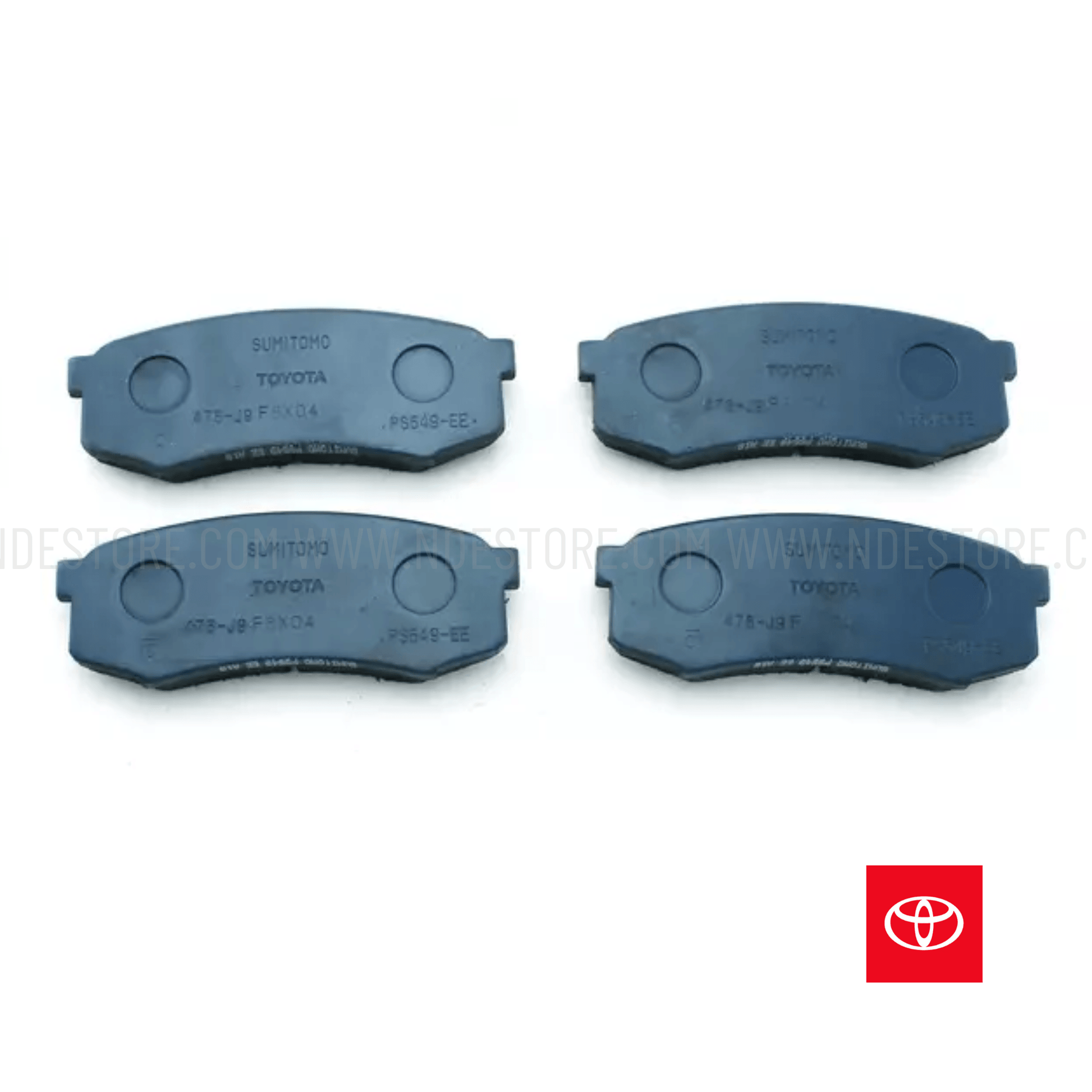 BRAKE DISC PAD SET REAR GENUINE FOR TOYOTA FJ CRUISER - ndestore.com
