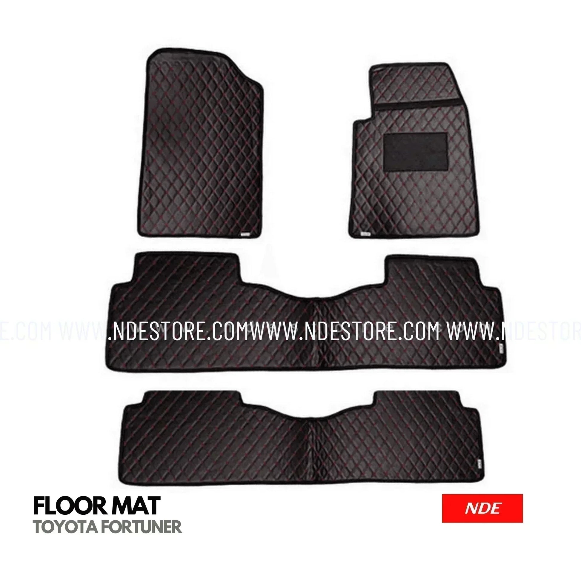 FLOOR MAT 7D FLAT STYLE FOR TOYOTA FORTUNER (2012-2016) - ndestore.com