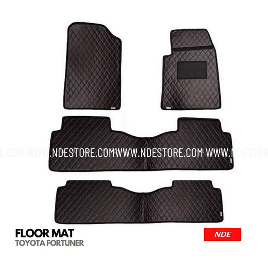 FLOOR MAT 7D FLAT STYLE FOR TOYOTA FORTUNER (2012-2016) - ndestore.com