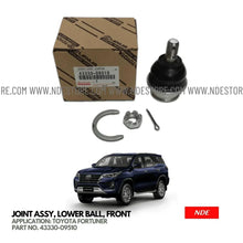 BALL JOINT ASSY CONTROL ARM FRONT LOWER FOR TOYOTA FORTUNER - ndestore.com