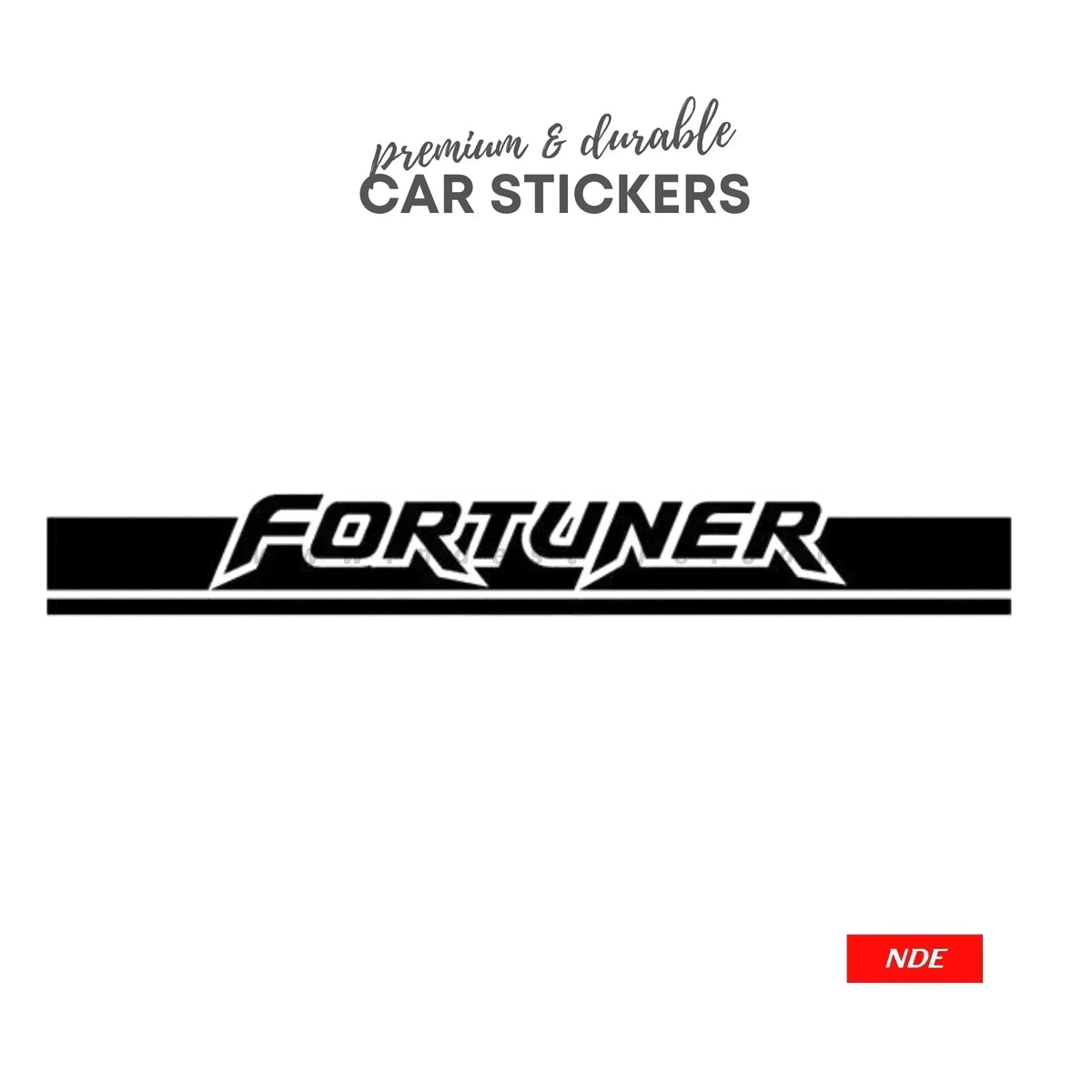 STICKER DECAL FORTUNER – ndestore.com