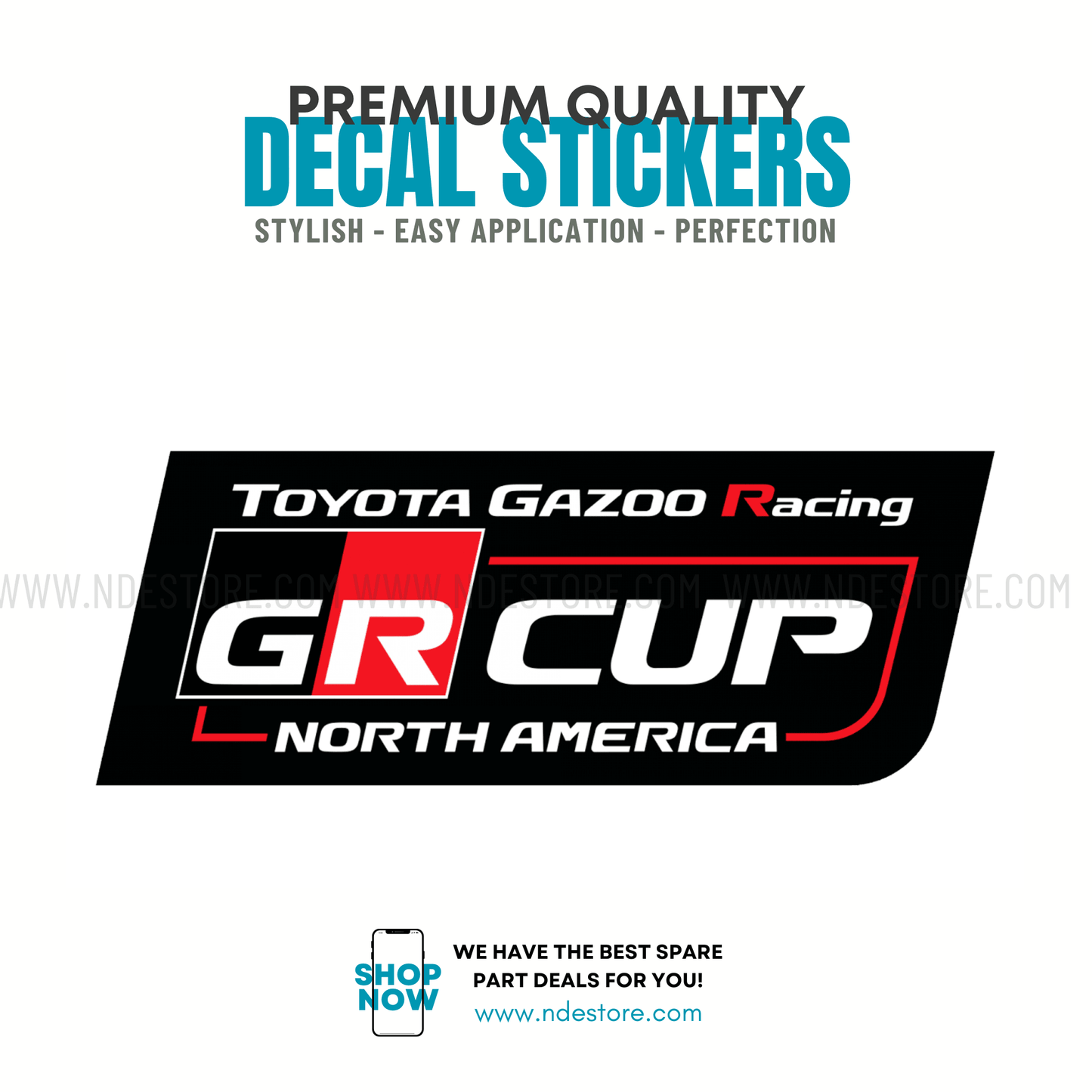 STICKER TOYOTA GAZOO RACING - ndestore.com