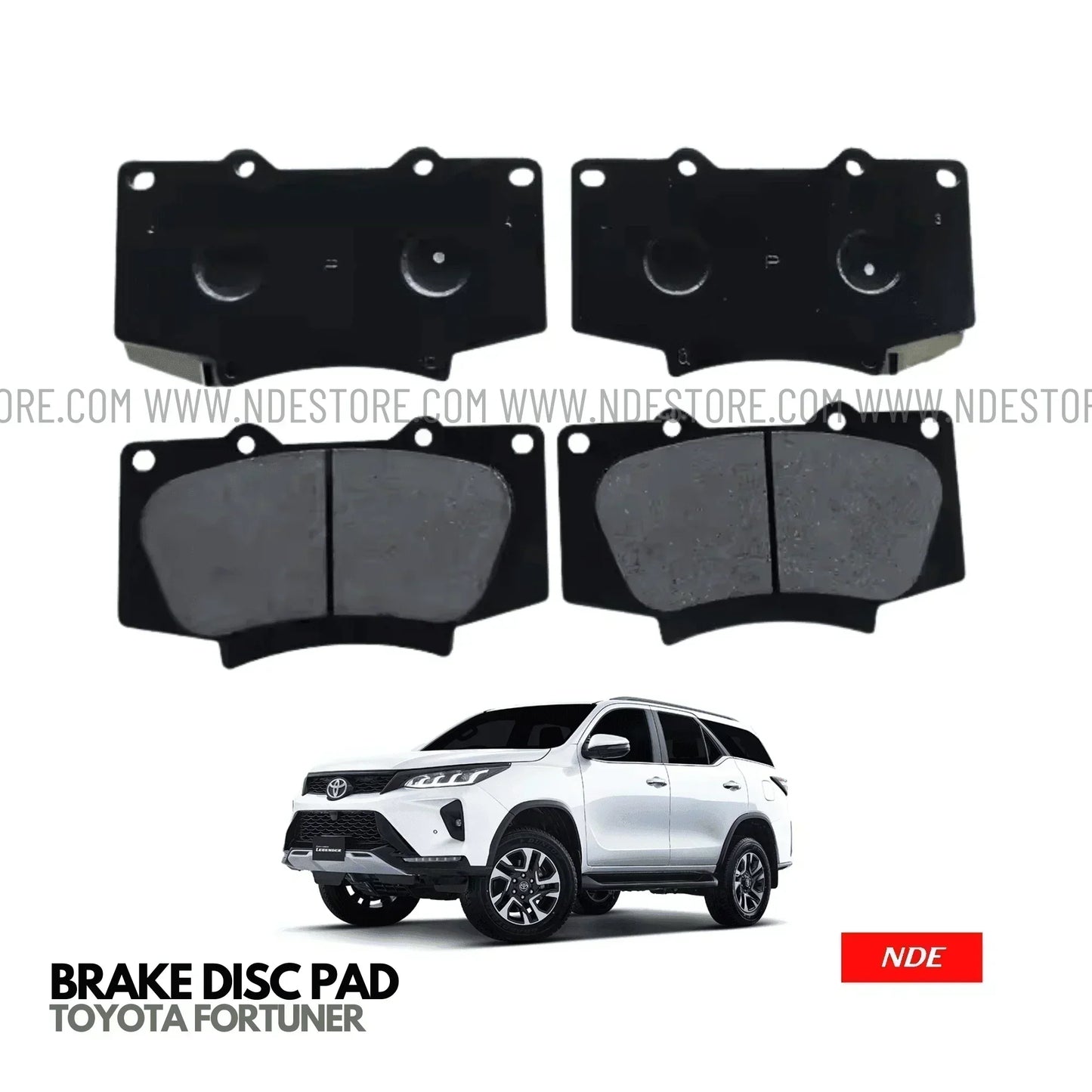 BRAKE DISC PAD SET FRONT GENUINE FOR TOYOTA FORTUNER (2016-2025) - ndestore.com
