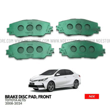 BRAKE DISC PAD SET FRONT GENUINE FOR TOYOTA ALTIS (A/T) - ndestore.com