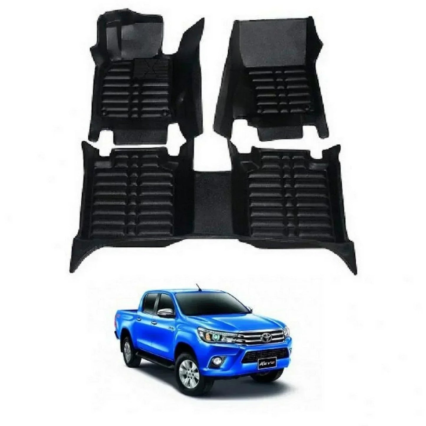 FLOOR MAT 5D STYLE FOR TOYOTA HILUX REVO - ndestore.com