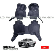 FLOOR MAT 7D STYLE FOR TOYOTA HILUX REVO - ndestore.com