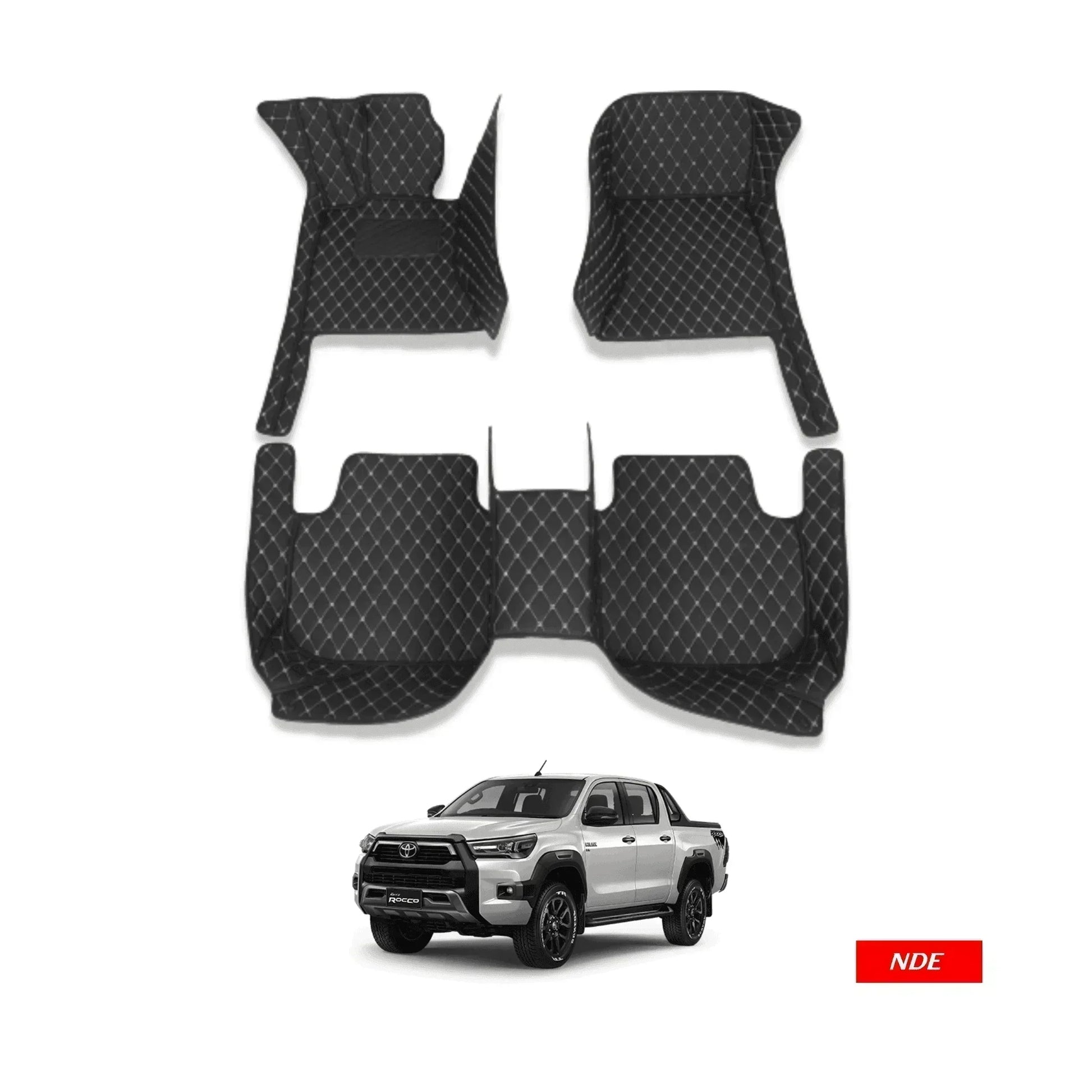 FLOOR MAT 7D STYLE FOR TOYOTA HILUX REVO - ndestore.com