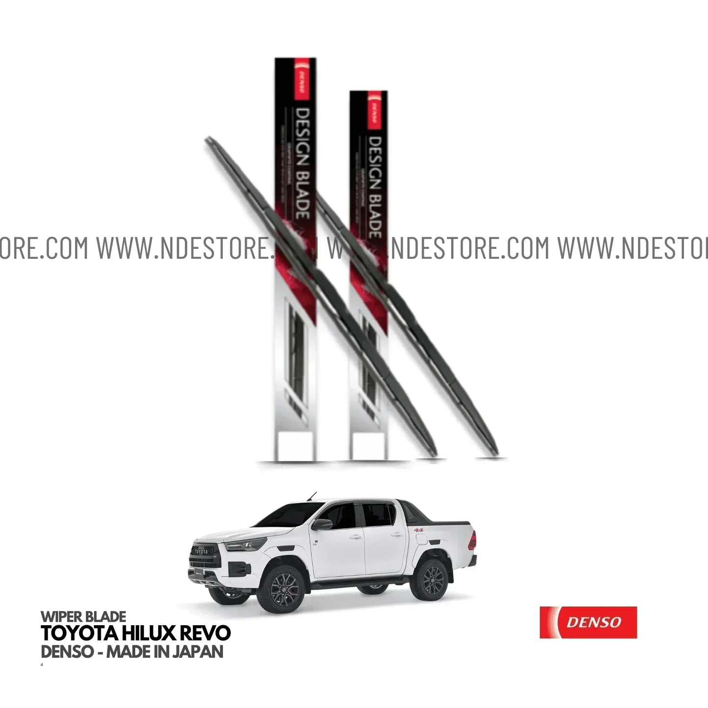 WIPER BLADE DENSO HYBRID DESIGN FOR TOYOTA HILUX REVO - ndestore.com