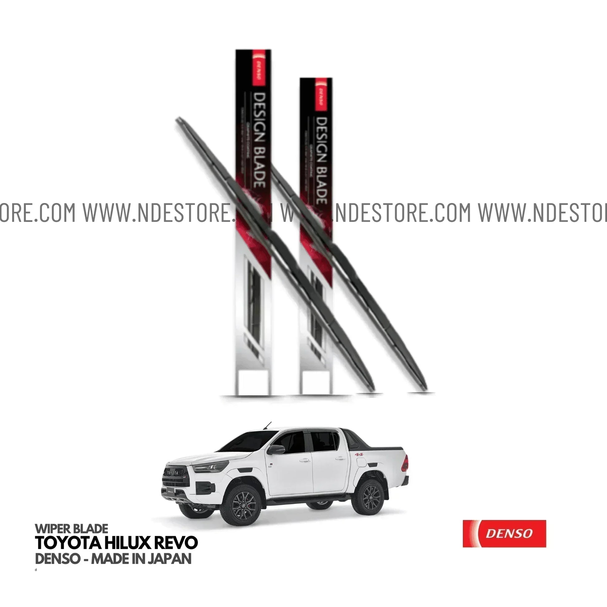 WIPER BLADE DENSO HYBRID DESIGN FOR TOYOTA HILUX REVO - ndestore.com