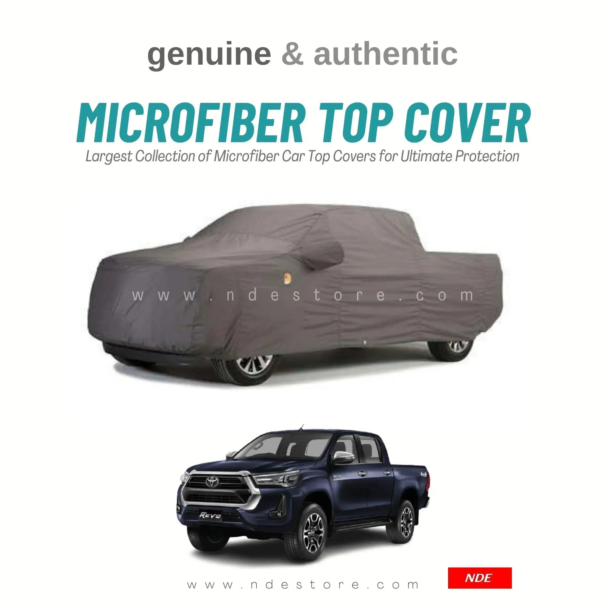 TOP COVER MICROFIBER FOR TOYOTA HILUX (ALL MODELS) - ndestore.com