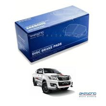 BRAKE DISC PAD SET FRONT AKEBONO FOR TOYOTA HILUX VIGO 4x4 - ndestore.com