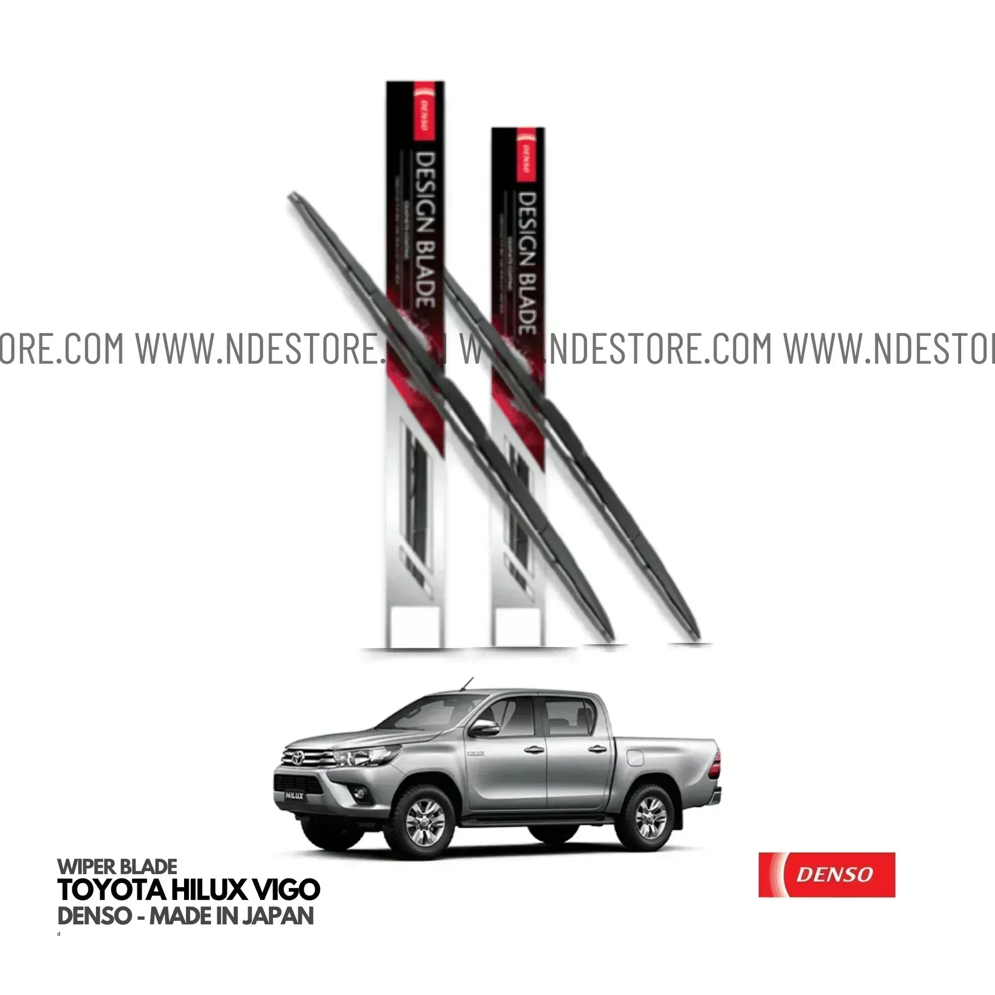 WIPER BLADE DENSO HYBRID DESIGN FOR TOYOTA HILUX VIGO CHAMP - ndestore.com