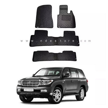 FLOOR MAT PREMIUM QUALITY FLAT 7D STYLE FOR TOYOTA LAND CRUISER - ndestore.com