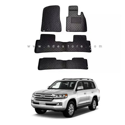 FLOOR MAT PREMIUM QUALITY FLAT 7D STYLE FOR TOYOTA LAND CRUISER - ndestore.com