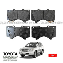 BRAKE DISC PAD SET FRONT GENUINE FOR TOYOTA LAND CRUISER 4600CC (2009-ONWARDS) - ndestore.com
