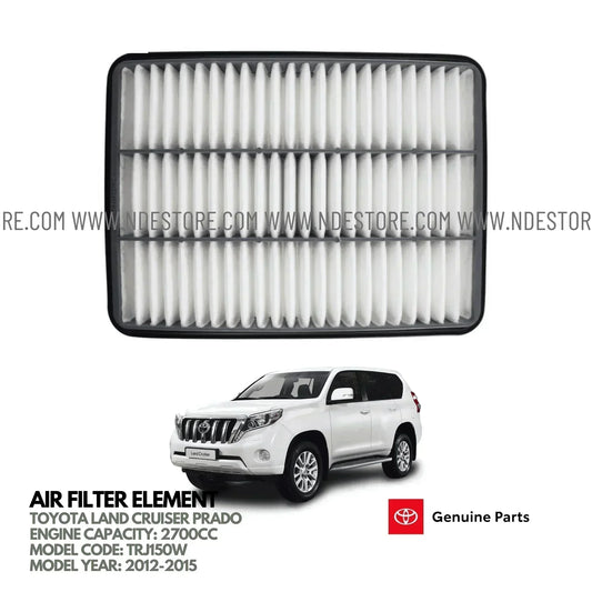 AIR FILTER ELEMENT GENUINE FOR TOYOTA LAND CRUISER 2700CC (2012-2015) - ndestore.com